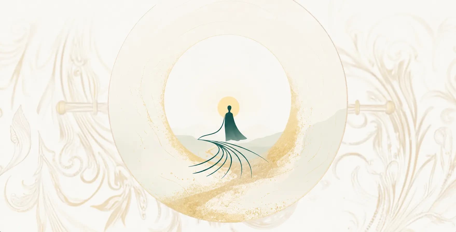 Spiritual and tranquil background