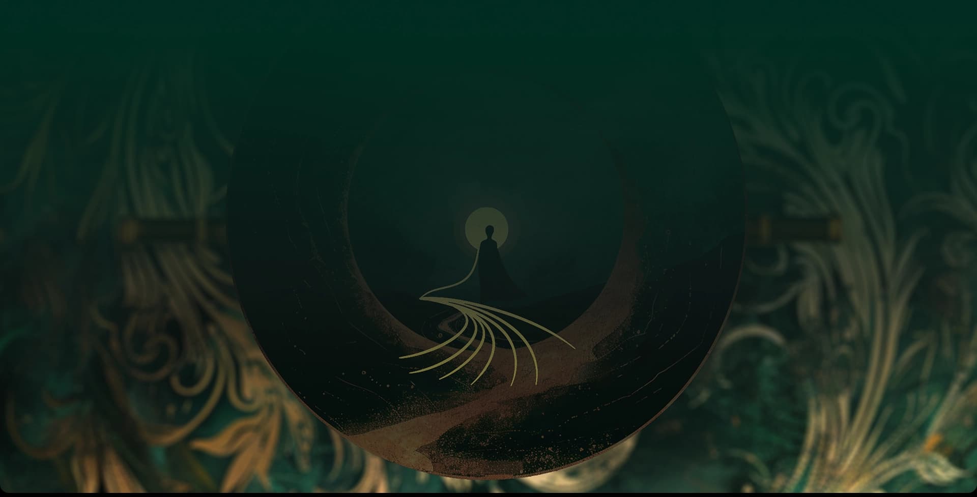 Spiritual and tranquil background