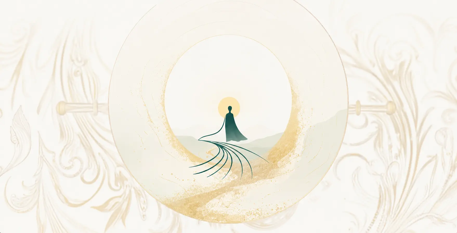 Spiritual and tranquil background